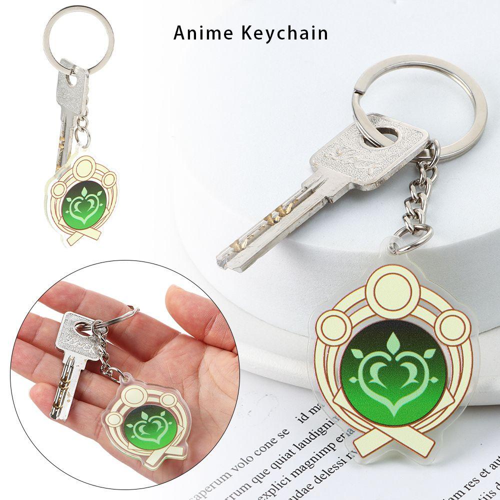 Orentlii Móc Khóa Anime Mondstadt Liyue Genshin Va Chạm Vào Tầm Nhìn Ban Đêm