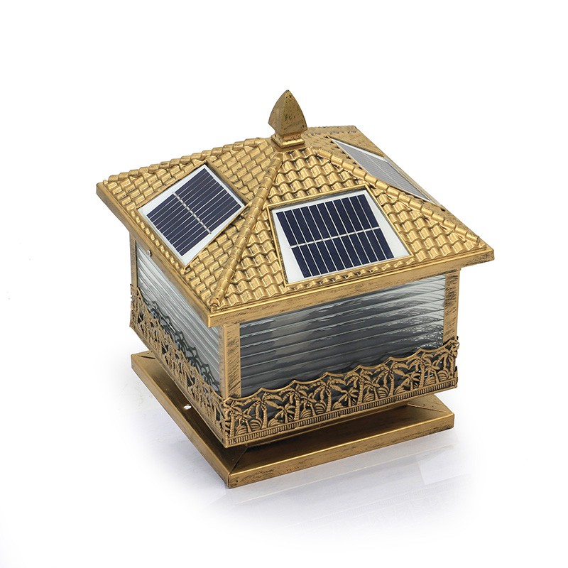 Đèn Trụ Cổng Năng Lượng Mặt Trời SUNTEK TC02 LED Solar Light 7W - Hàng Chính Hãng - Bảo hành 2 năm