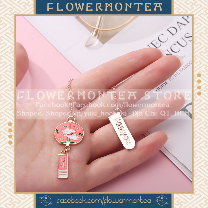 Thẻ Đánh Dấu Sách | Bookmark Dây Kim Loại - Chuông Gió 02