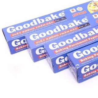 [Hàng Loại A] Combo 4 cây giấy nến không thấm dầu, giấy dầu lót nướng bánh 30cm x 5m