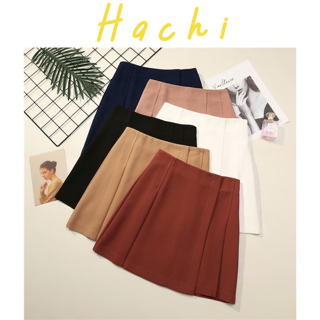 Chân váy chữ A kiểu xếp ly (XS,S,M,) Quảng Châu - Hachi