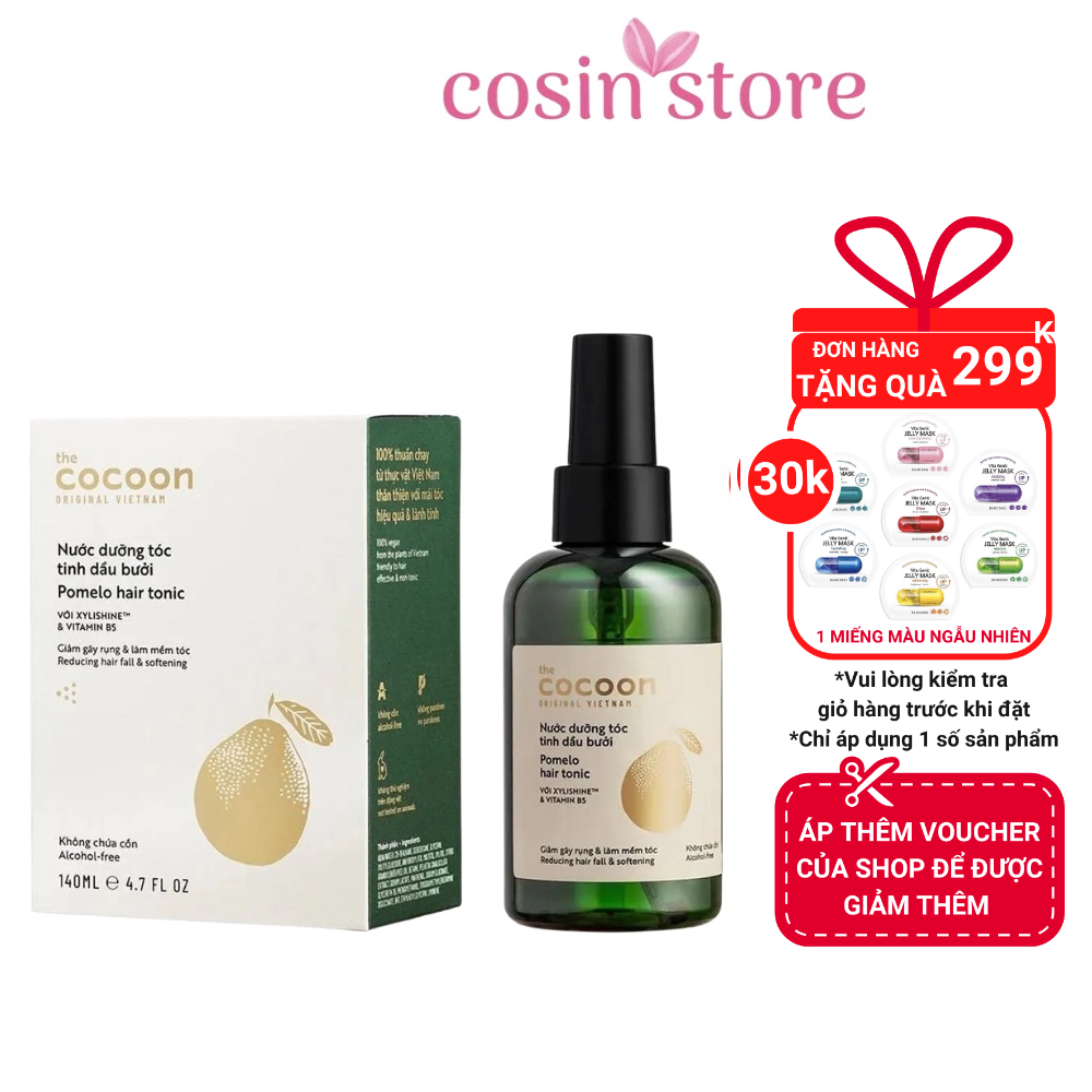 Nước dưỡng tóc tinh dầu bưởi Cocoon 140ml
