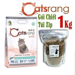 Thức ăn hạt Catsrang 1kg dành cho Mèo mọi lứa tuổi
