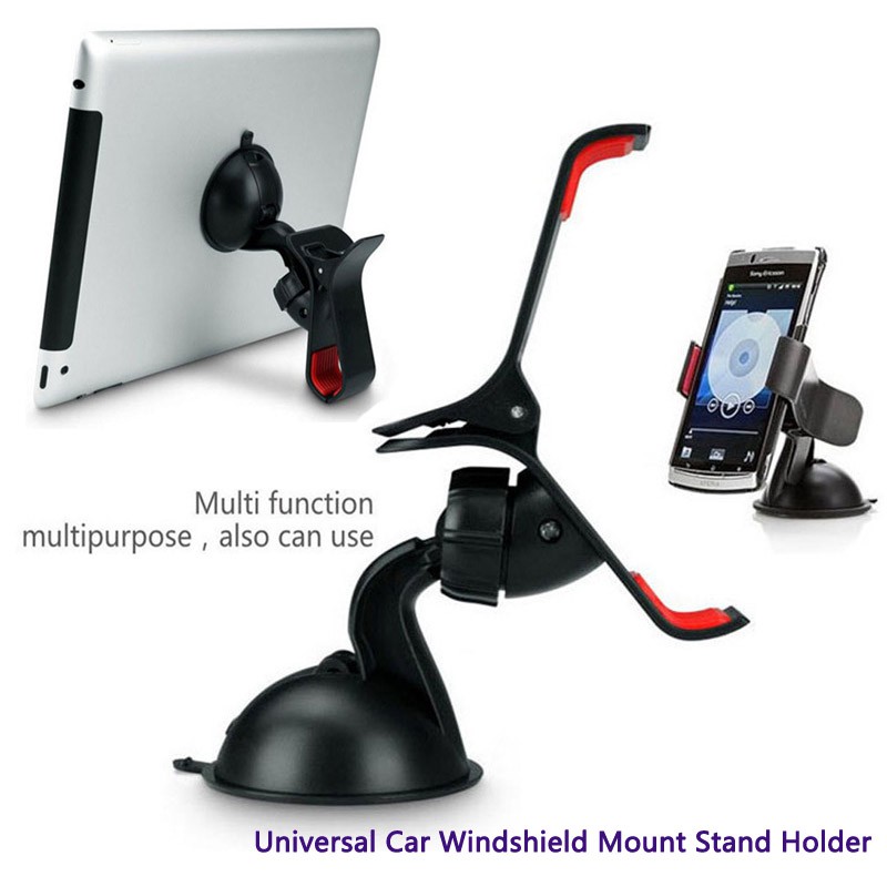 Universal Car Windshield Mount Stand Holder For iphone X XR XS Max 8 7 6 6S Plus IPAD