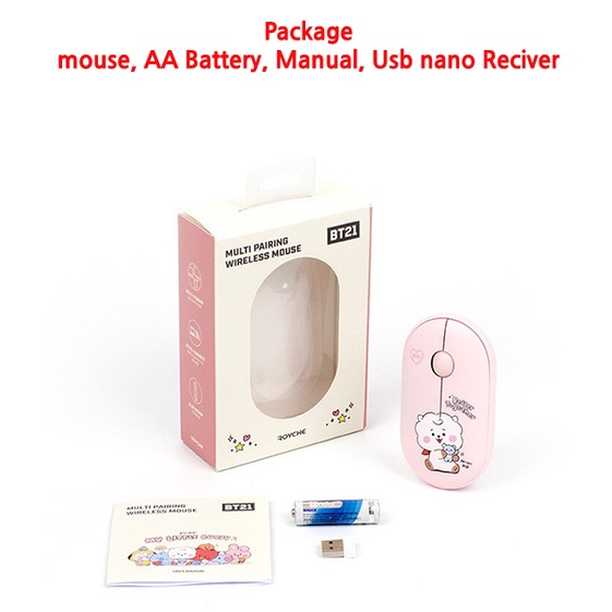 Chuột Bluetooth BT21 2.4Ghz Không Dây ChấT LượNg Cao