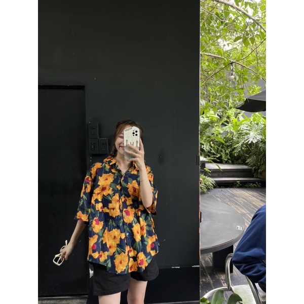 Somi Orange - Somi hoạ tiết hình thật  k10