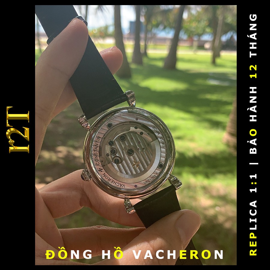 Đồng Hồ Cơ Nam VACHERON Cao Cấp - Đồng Hồ Dây Da Nam Chính Hãng