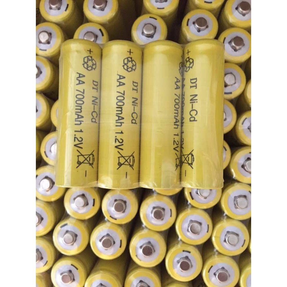 Pin Tiểu Sạc AA 700mAh 1.2V Dùng cho Máy Ảnh, Đồng Hồ, Đồ Chơi