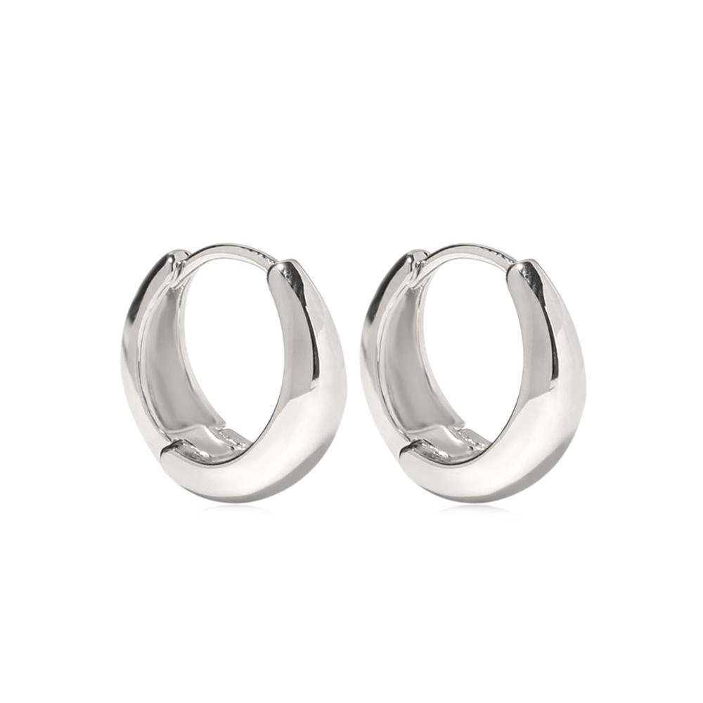 Khuyên Tai Dạng Vòng Hình Học Thời Trang Cho Nam &amp; Nữ 1