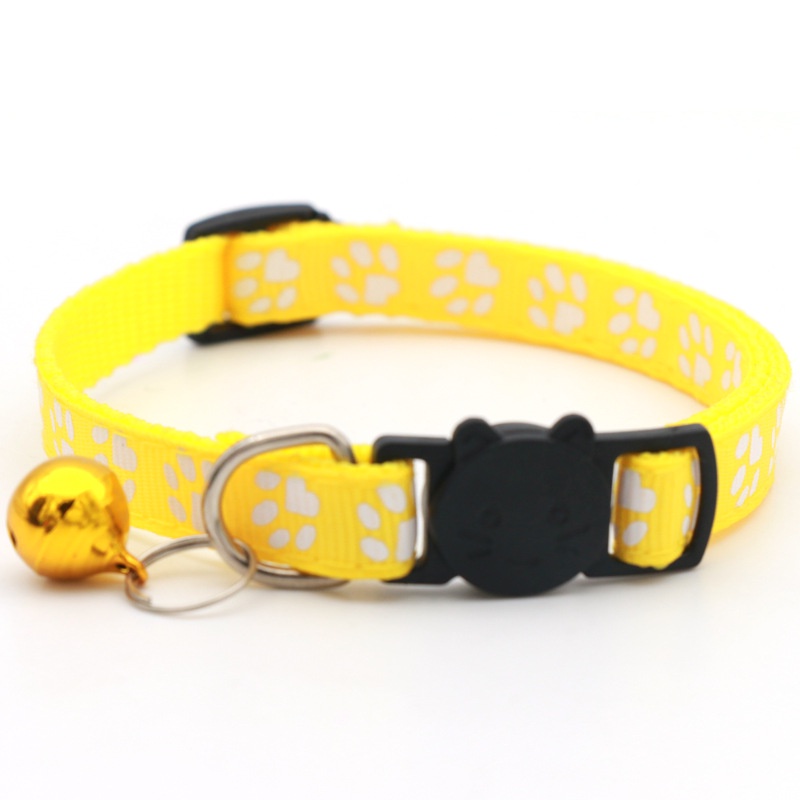 1 Vòng Cổ Hình Dấu Chân Thú Cưng Hoạt Hình Nhiều Màu Tùy Chỉnh 27Pets