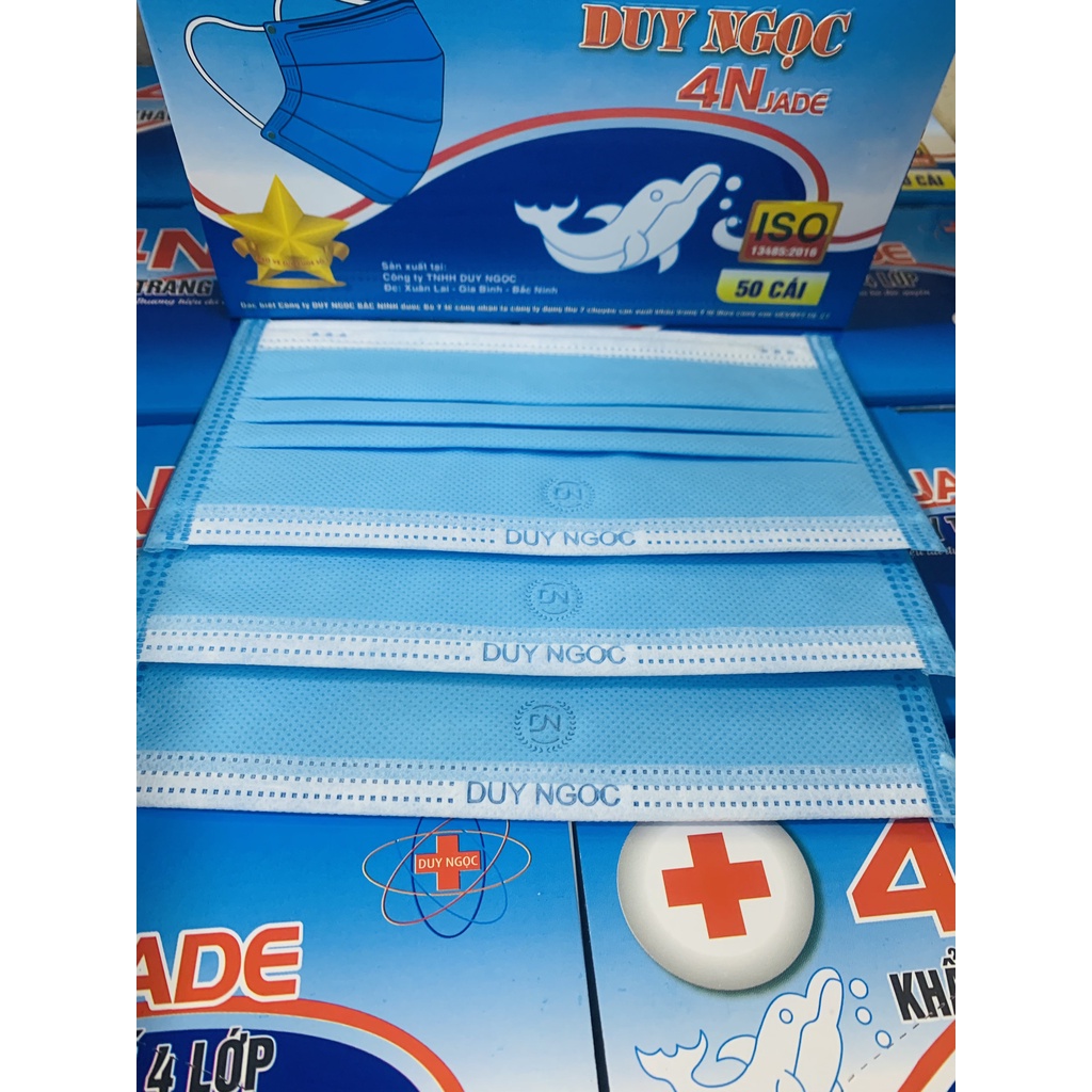 Khẩu Trang Y Tế DUY NGỌC Eco Mask 4 Lớp Kháng Khuẩn  Duy Ngọc Official