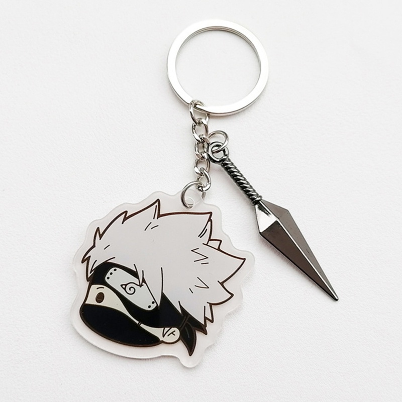 Móc Khóa Acrylic Hình Uzumaki Naruto Hatake Kakashi Phiên Bản Q Sáng Tạo