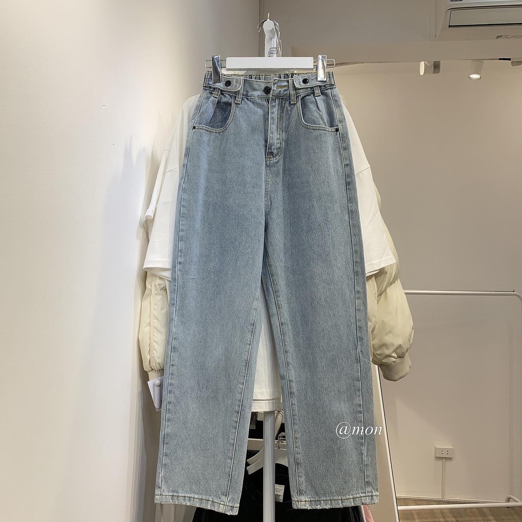 200922 QUẦN ỐNG VỪA - 2 CÚC ĐEN - S,M,L | BigBuy360 - bigbuy360.vn