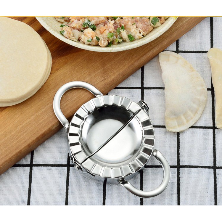 Khuôn làm bánh xếp , sủi cảo inox cao cấp - BX2457