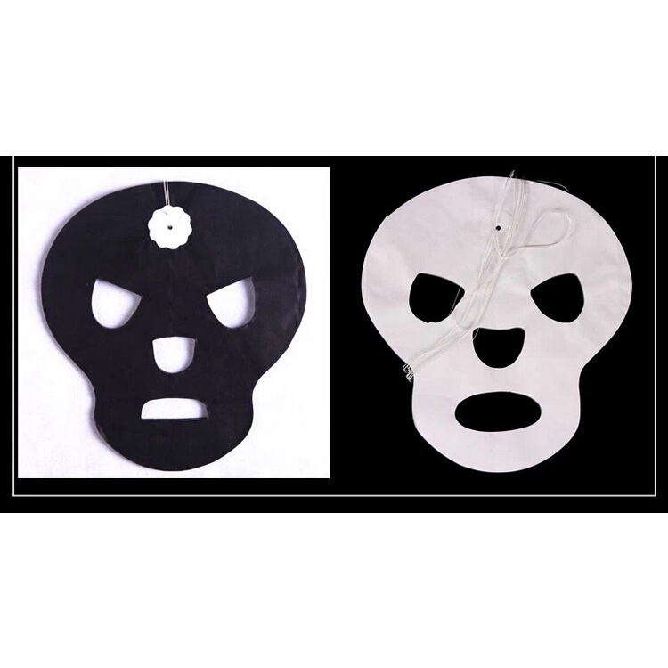 Dây Cờ Treo Trang Trí Halloween Hình Ma  Dơi  Dơi  Hoa Bằng Giấy