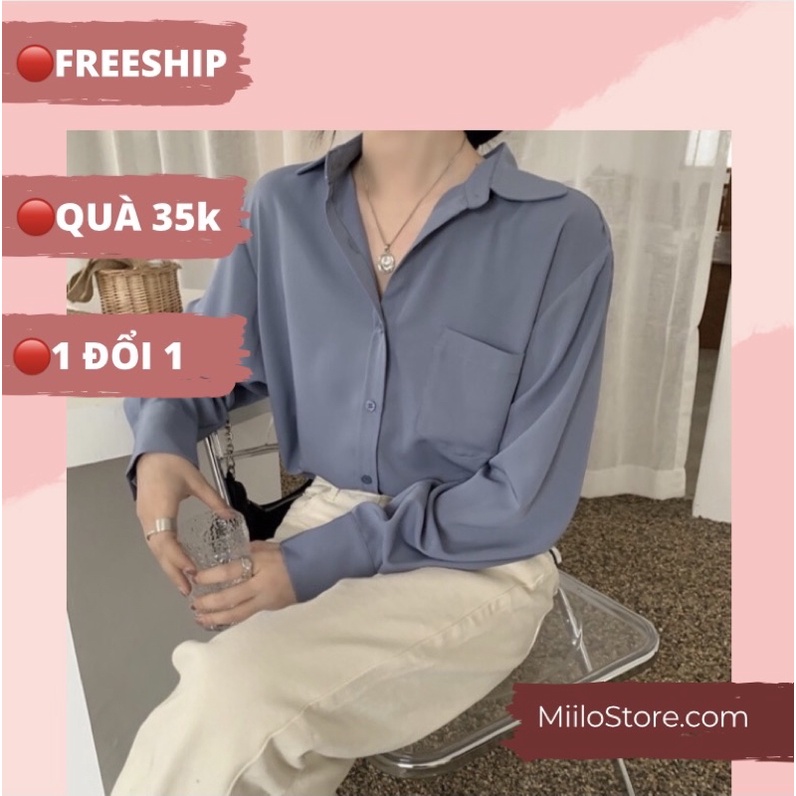 Áo sơ mi 1 túi (ĐỦ MÀU)