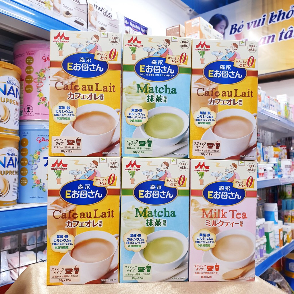 Sữa bầu MORINAGA Nhật Bản các vị