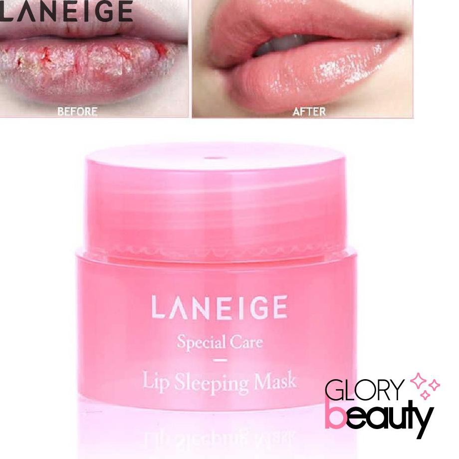 Laneige (Hàng Mới Về) Mặt Nạ Ngủ Cho Môi Kích Thước Mini Tiện Dụng Khi Đi Du Lịch