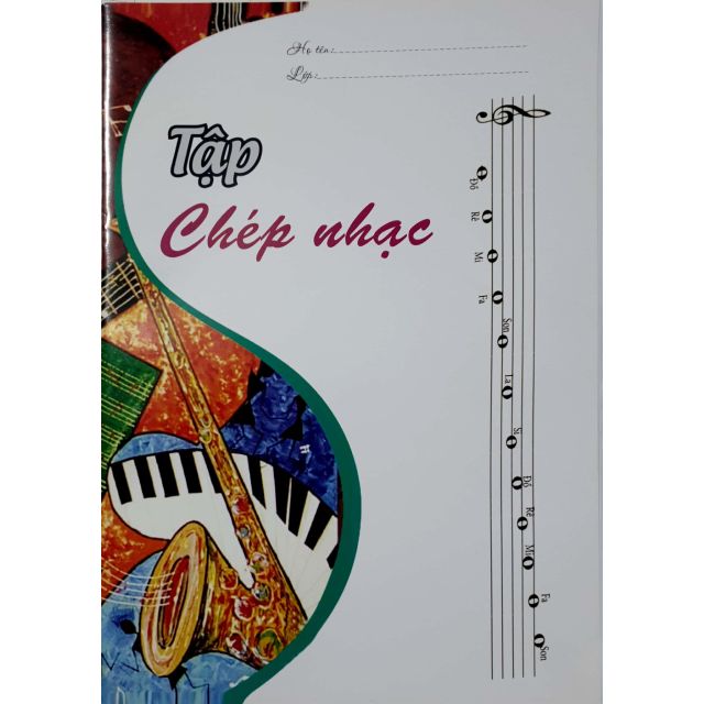 Tập chép nhạc 18 trang