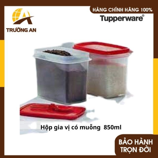 [ Siêu Sale ] Bộ Hộp Kệ Bếp Đựng Đồ Khô Các Loại Hạt Mỳ Miến Gia Vị  MM Super Kitchen 9 Hộp TUPPERWARE - Trường An