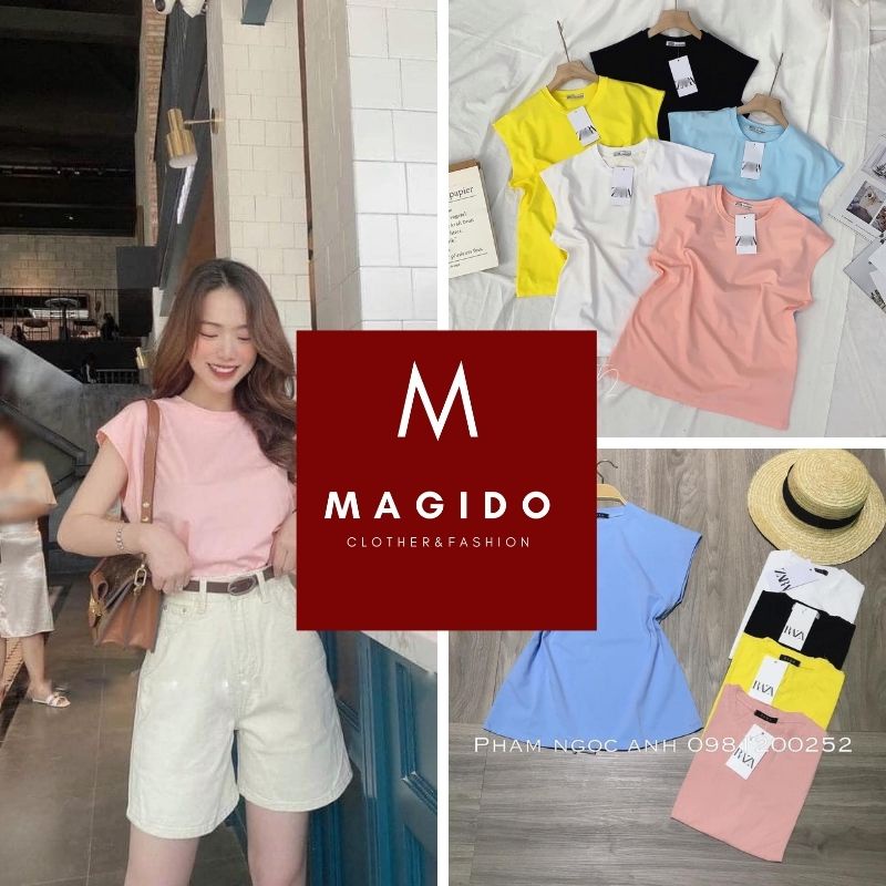 Áo sát nách nữ , Áo TANKTOP Sắc Màu basic trơn chất cotton PHONG CÁCH THỂ THAO TỰ DO cực cute MAGIDO