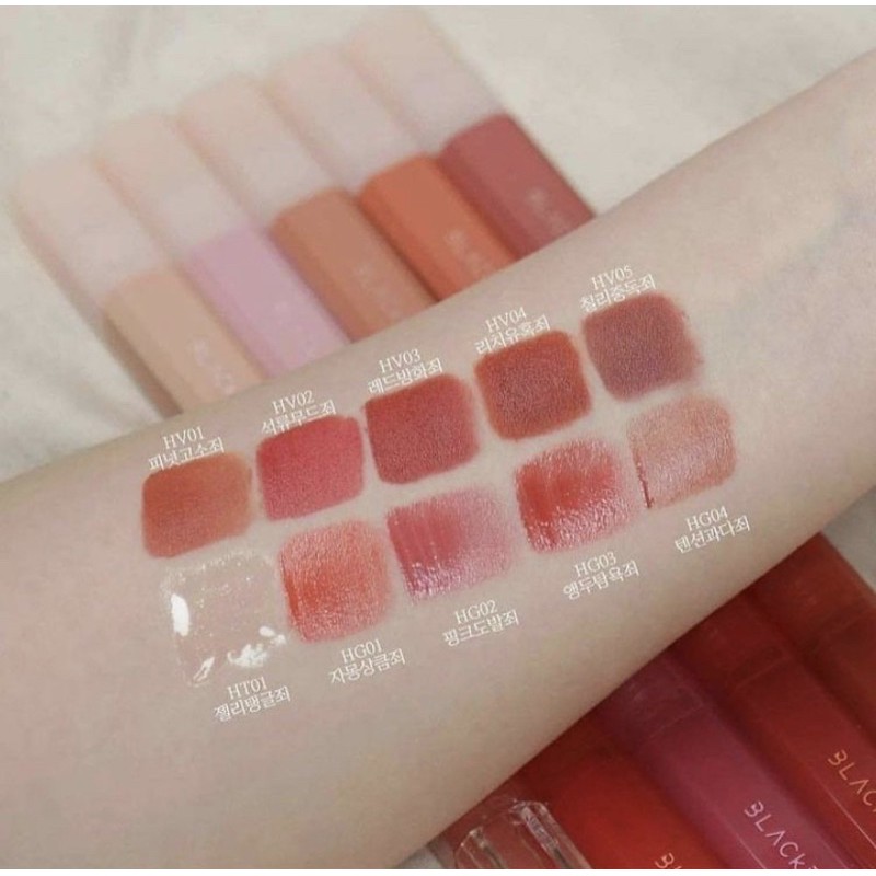 BLACK ROUGH HALF N HALF WATER VELVET [ Son Kem] BLACK ROUGH HALF N HALF TANGLE GLOW [ Son Bóng ] | BigBuy360 - bigbuy360.vn