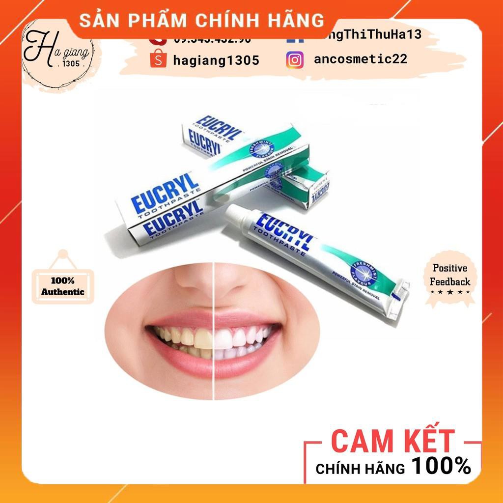 Kem đánh răng làm trắng răng Eucryl của Anh