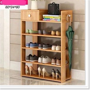 (Có ảnh thật) Kệ Giày Dép Bằng Gỗ 5 Tầng (MSP: 170159)