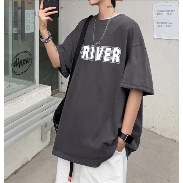 Áo thun tay lỡ nam nữ, áo phông unisex from rộng chất dày đẹp in hình VER