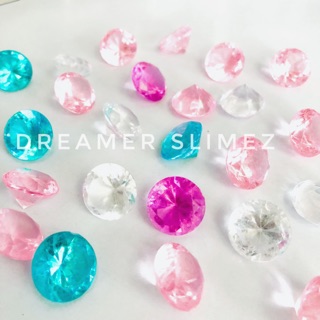 Charm Viên kim cương siêu đẹp - Diamond Nguyên liệu làm slime