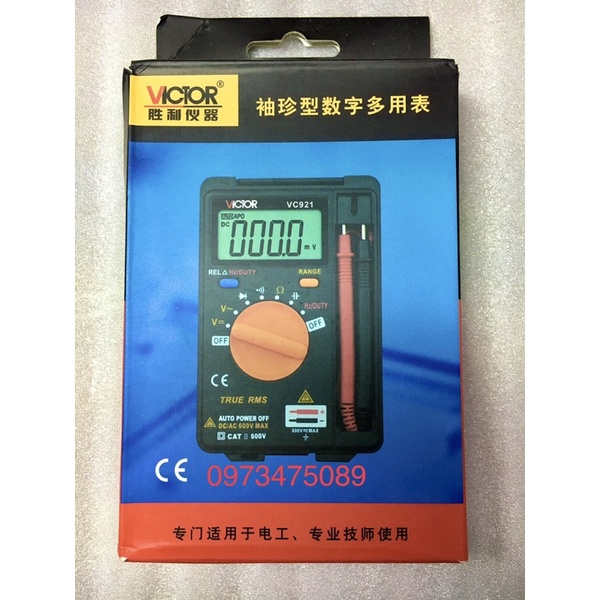 Đồng hồ vạn năng mini VICTOR VC921.
