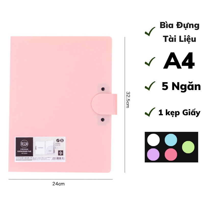 Túi đựng tài liệu a4 nhiều ngăn văn phòng phẩm - File đựng tài liệu - Cặp đựng tài liệu văn phòng - MIYABI STORE
