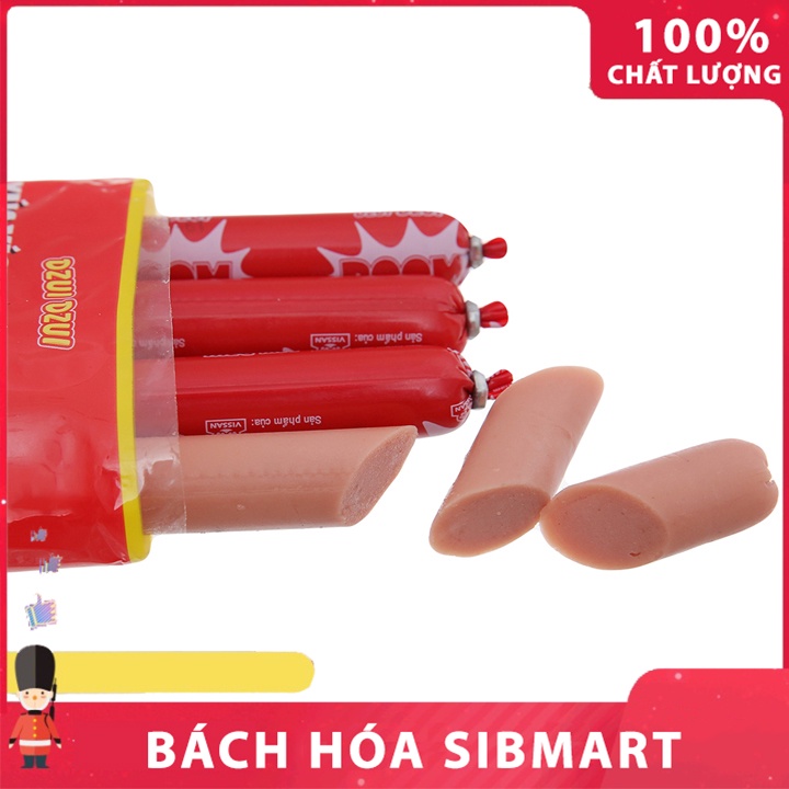 Xúc xích tiệt trùng Boom Boom Vissan 20g - Bách Hóa SibMart - SA0037