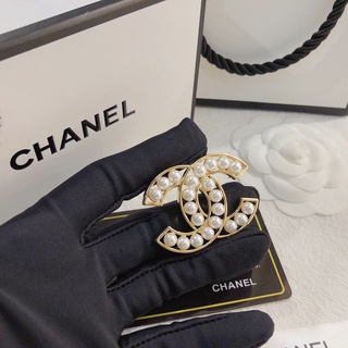 Ghim Cài Áo Hình Chữ C Đính Ngọc Trai Giả Thời Trang