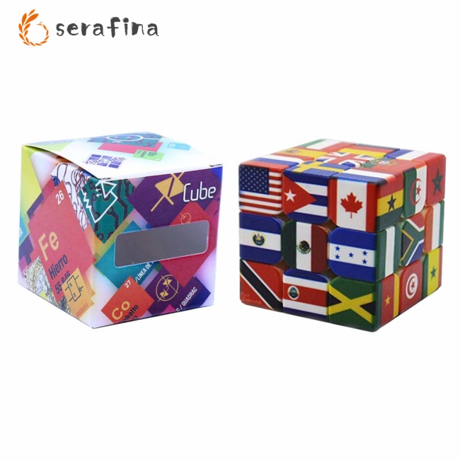 Đồ Chơi Rubik 3x3x3 UV In Hình Lá Cờ Độc Đáo