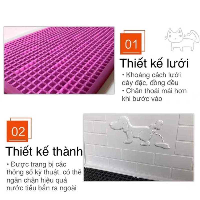 Khay vệ sinh giúp chó đi đúng chỗ