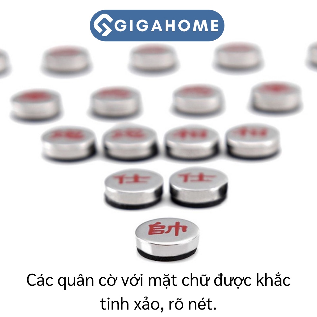 Bàn Cờ Tướng Nam Châm GIGAHOME Kèm Hộp Đựng, Gấp Gọn Dễ Dàng Đem Theo 5373