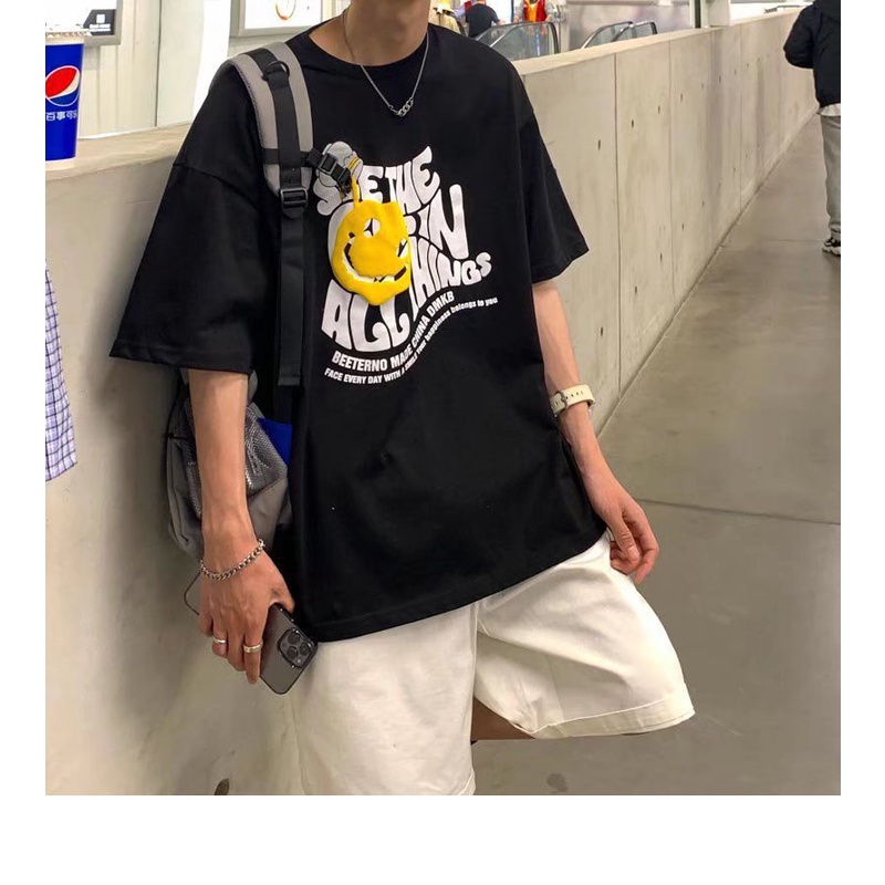 Áo Thun Nam Nữ Unisex - Áo Phông Form Rộng Phong Cách Hàn Quốc