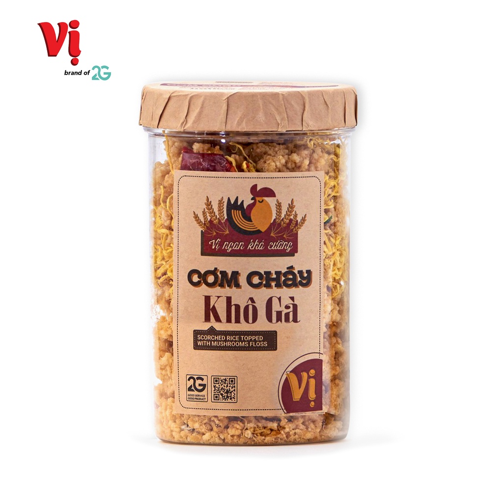 Cơm Cháy Khô Gà Vị - Hũ 150g