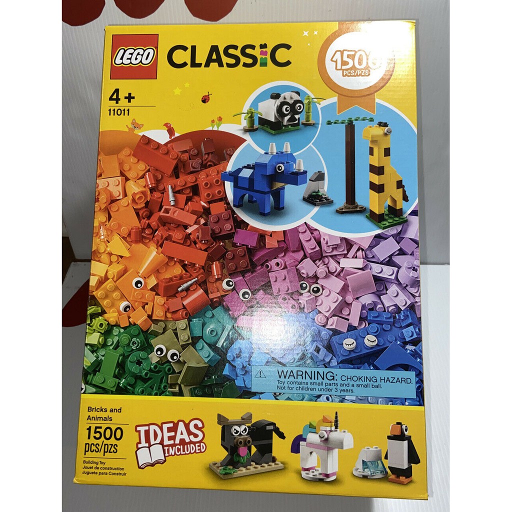 NEW FULLBOX Đồ chơi LEGO CLASSIC - Gạch Sáng Tạo Động Vật - 11011 1500 miếng ghép