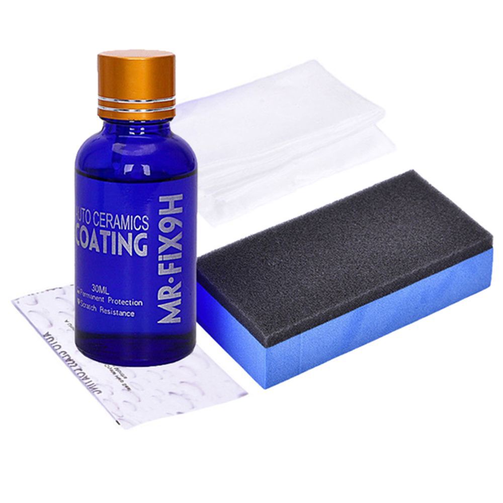 Aaron1 Bộ Dung Dịch Đánh Bóng Đèn Pha Ô Tô Nano Chống Trầy Xước Siêu Bền 9h 30ml Nhiều Màu