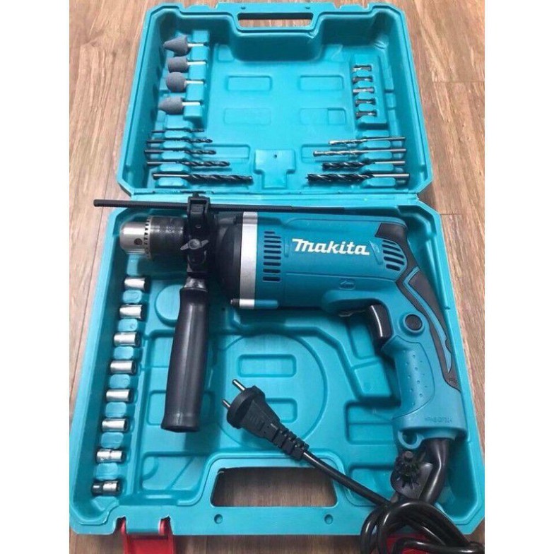 máy khoan Makita hp1630 tặng bộ phụ kiện đa năng