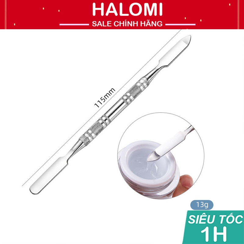 Thanh trộn kem nền 2 đầu bằng thép cao cấp chuyên dùng cho makeup tiện lợi chống gỉ