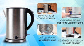 Ấm siêu tốc philips hd9316 ( bảo hành 24 tháng )