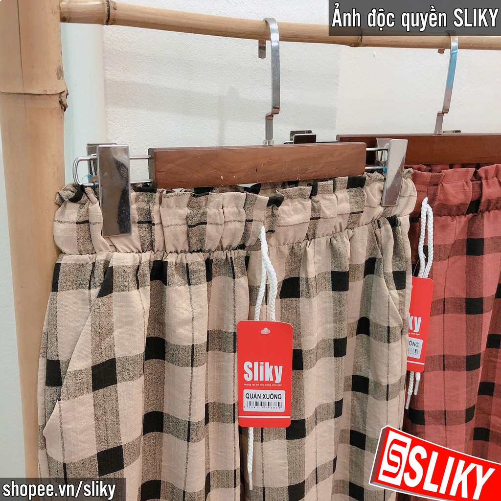 ] Quần Caro Đũi Siky 🌸 Quần Ống rộng chất đũi hàn siêu mát | BigBuy360 - bigbuy360.vn