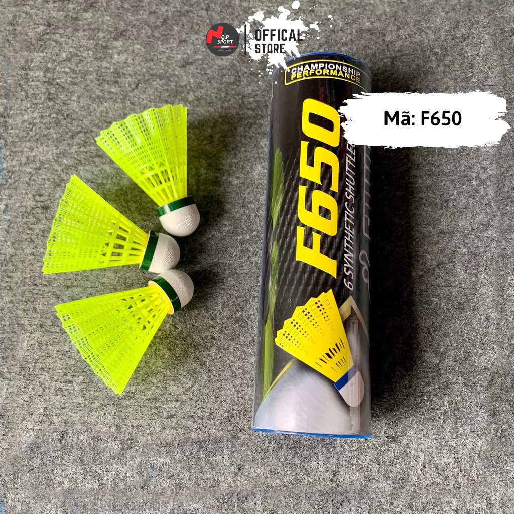 Hộp Cầu Lông, Quả Cầu Lông Nhựa Thương Hiệu Fuwin Cao Cấp, Bền Và Nhẹ 100% Chất Lượng Cao Mã F600, F650
