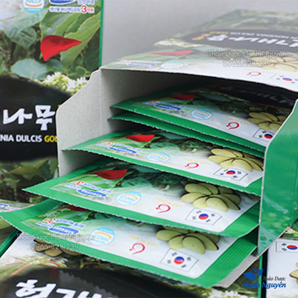Nước uống linh chi bổ gan Hàn Quốc hộp 20 gói (Thanh nhiệt, detox, giải nhiệt) - Thảo Dược Hạnh Nguyên