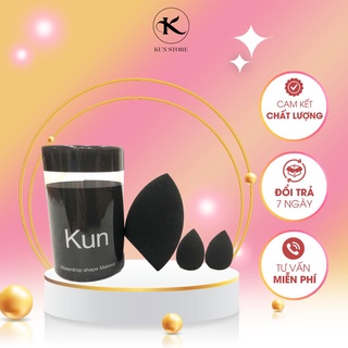 Bông mút tán kem nền KUN siêu mềm kèm 2 cục mút đánh mắt