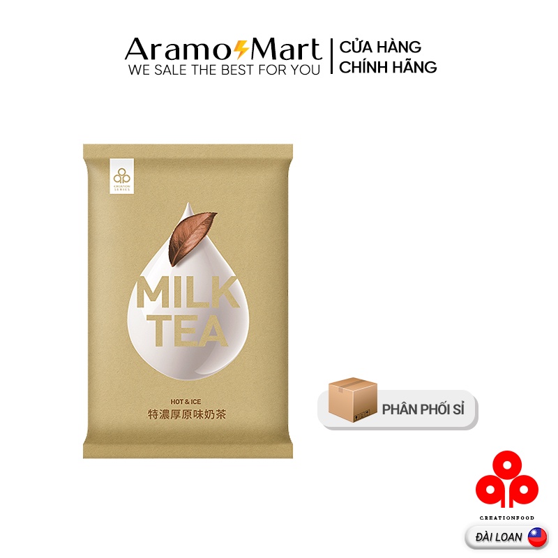 [HSD mới] Bột Trà sữa Hao Hao Drink Milk Tea Đài Loan pha sẵn thơm ngon 1kg/1túi - Creation Food Taiwan ＊AramoMart＊