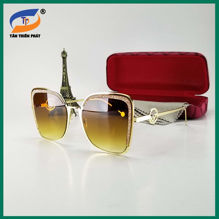 Kính mắt thời trang chống UV TẶNG hộp đựng khăn lau kính Bảo hành 12 tháng